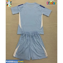 Spanien Torwart Heimtrikotsatz Kinder EM 2024 Kurzarm (+ Kurze Hosen)